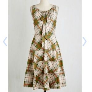 Modcloth Ever So Sweetheart Coconinno Dress M